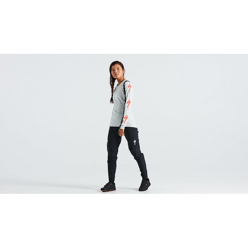 trail jersey ls wmn dove grey m
