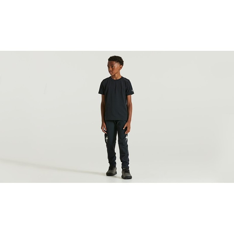 trail jersey ss yth black m