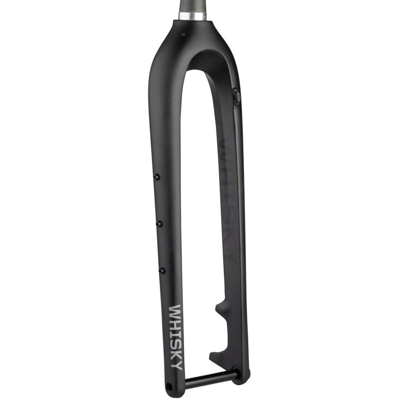 WHISKY No.9 MTN Boost LT Fork – 29 Post Mount Disc 15 x 110 mm 1.5 Tapered Carbon Steerer Matte BLK w/3 pack mounts