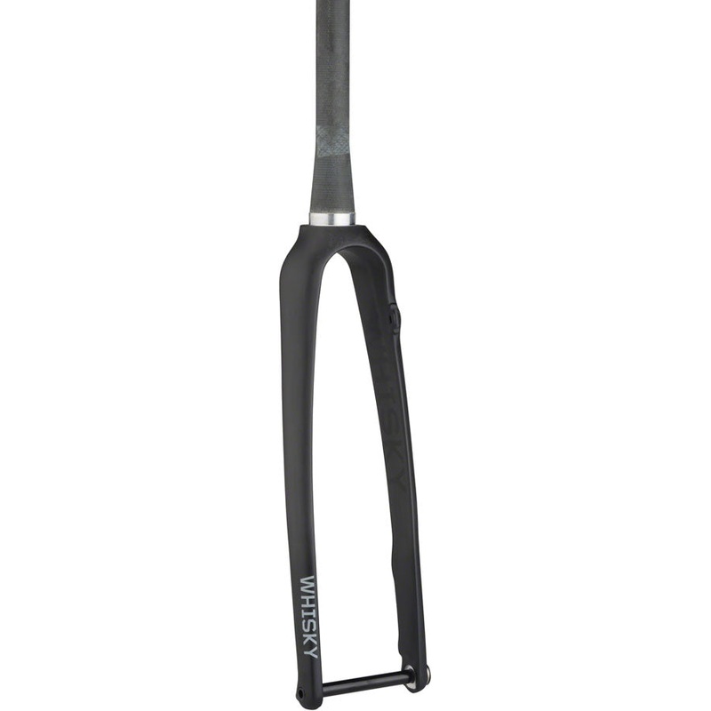 WHISKY No.9 RD+ Fork – 12mm Thru-Axle 1.5 Tapered Carbon Steerer Flat Mount Disc Matte BLK