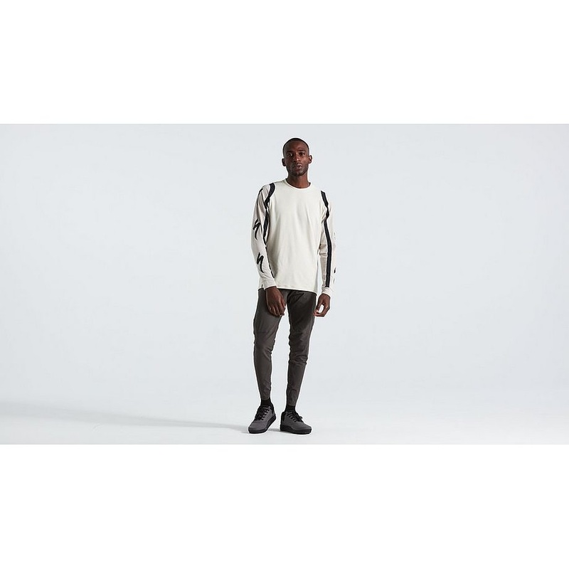 trail jersey ls men white mountains s
