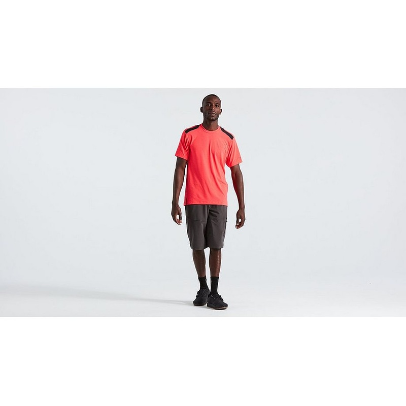 trail jersey ss men imperial red m