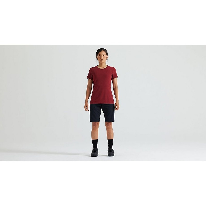 trail jersey ss wmn garnet red s