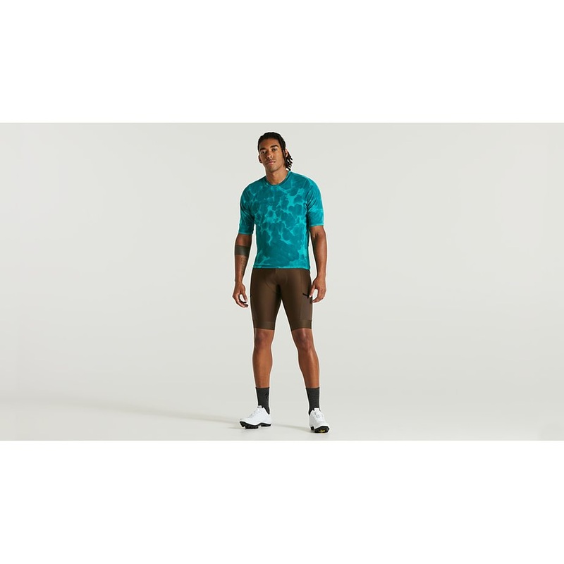 adv garment wash jersey ss men tropical teal m