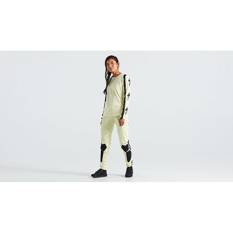butter trail jersey ls wmn butter xl
