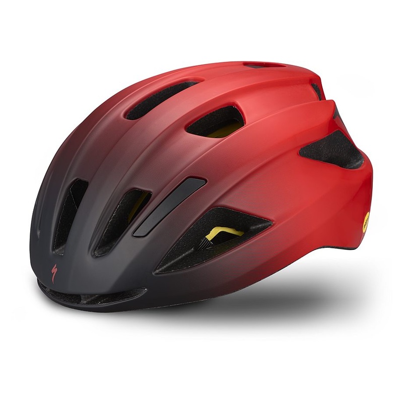 align ii mips helmet gloss flo red/matte black s/m