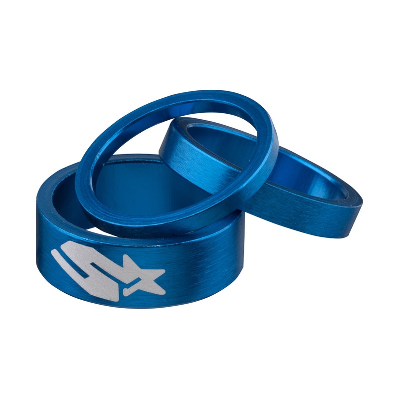 Bike Headset Spacer Kit 3/6/12mm – Blue