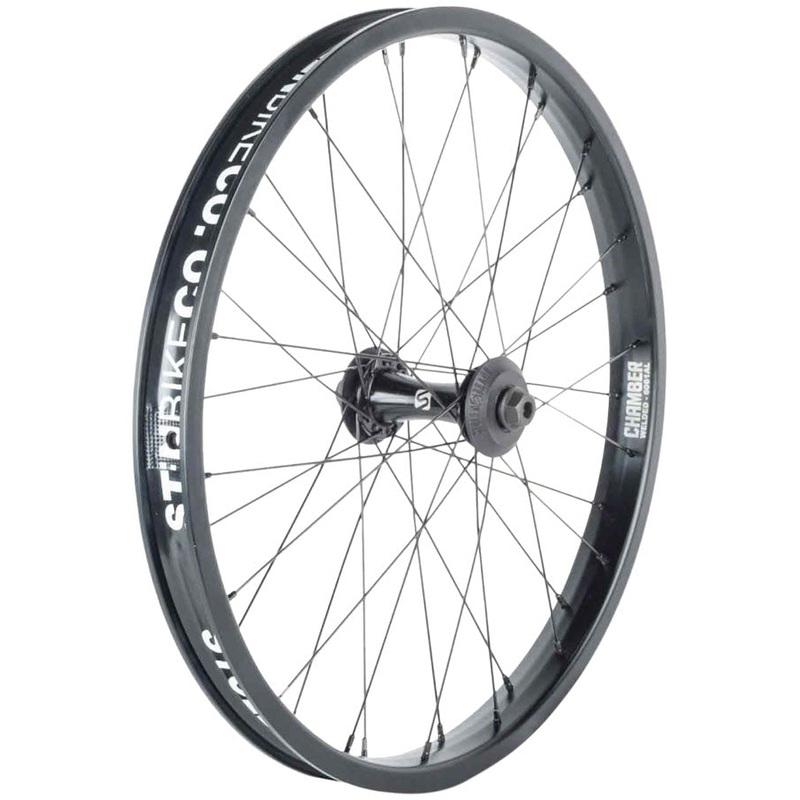 Rampage Pro Front Wheel – 20 3/8 x 100mm Rim Brake Black