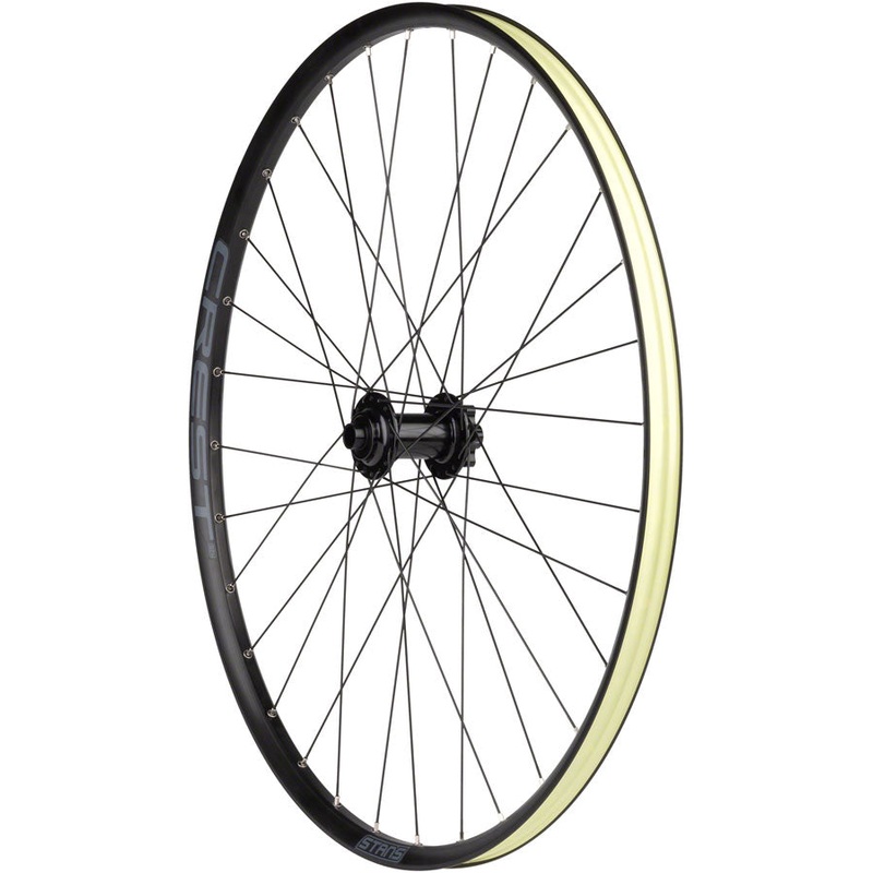 Stans Crest S2 Front Wheel – 29 15 x 110mm 6-Bolt Black