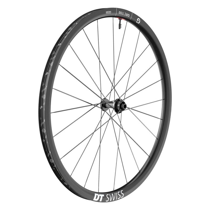 GRC 1100 DICUT 30 Front Wheel – 700 12 x100mm CenterLock Black