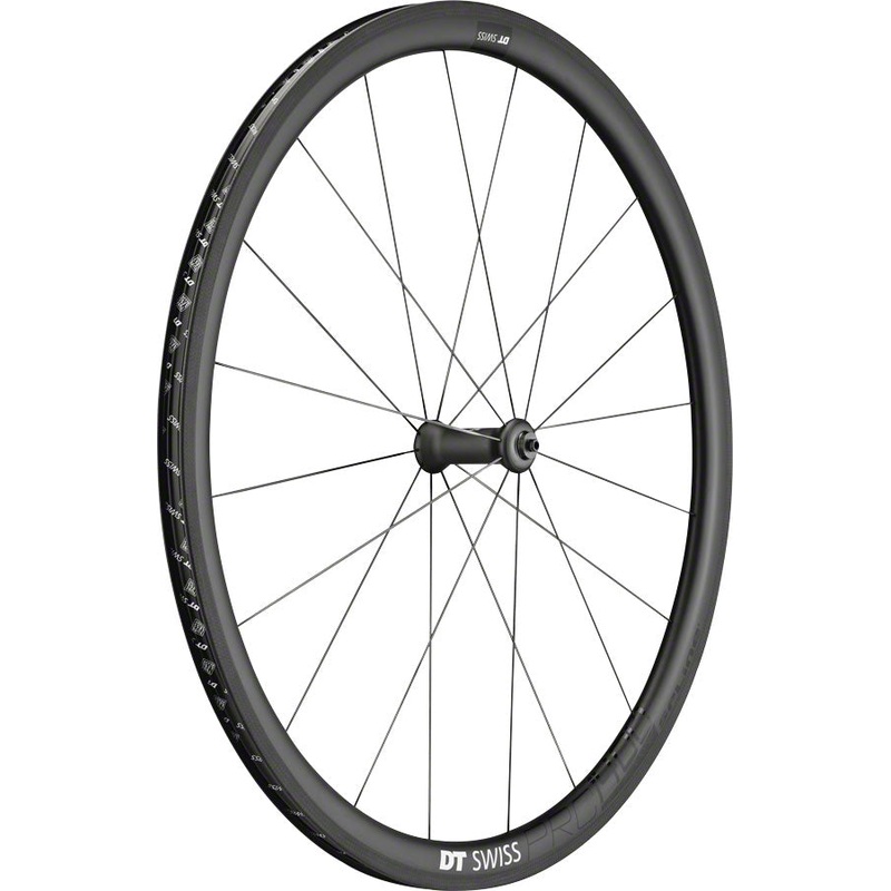 PRC 1400 Spline Front Wheel – 700 QR x 100mm Rim Brake Black