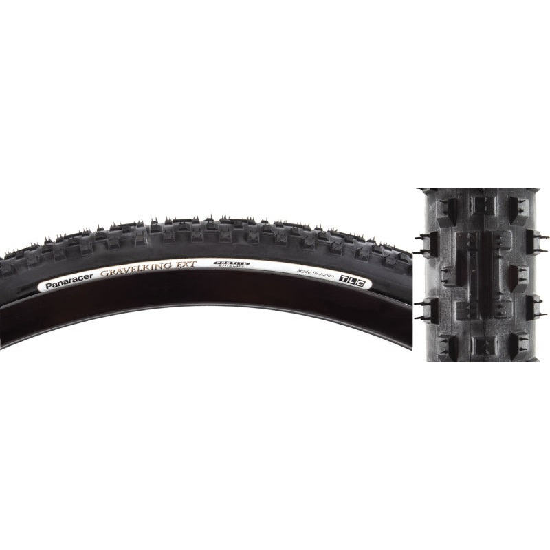 GravelKing EXT Tire – 700 x 35 Tubeless Folding Black/Black