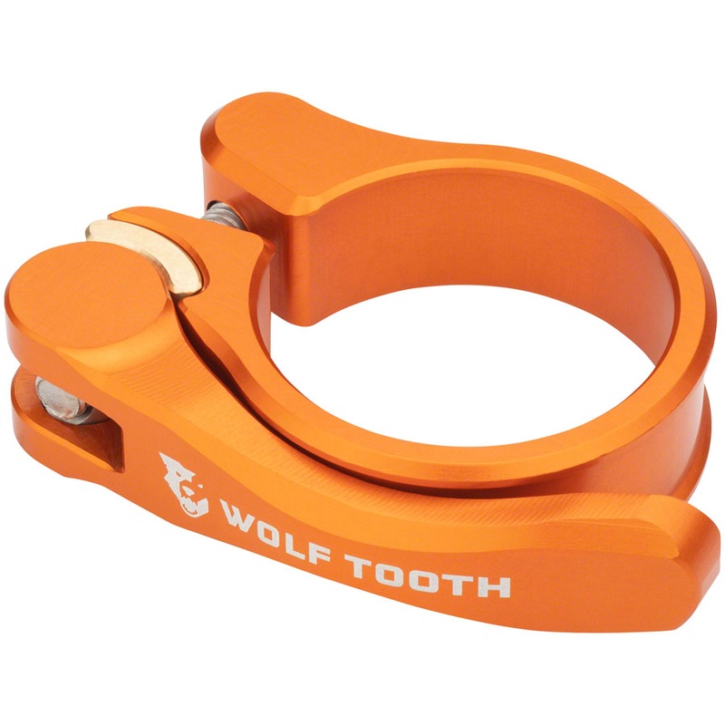 Components Quick Release Seatpost Clamp – 34.9mm Orange