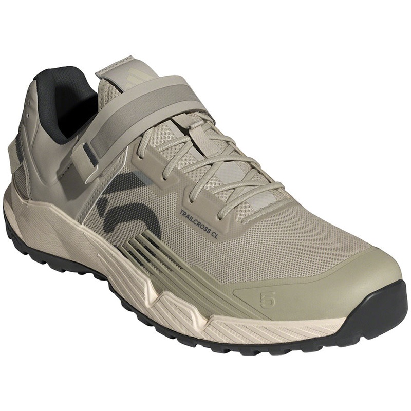 Trailcross Mountain Clipless Shoes – Mens Putty Gray/Carbon/Wonder White 10