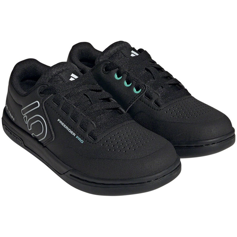 Freerider Pro Flat Shoes – Womens Core BLK/Crystal White/Acid Mint 6.5