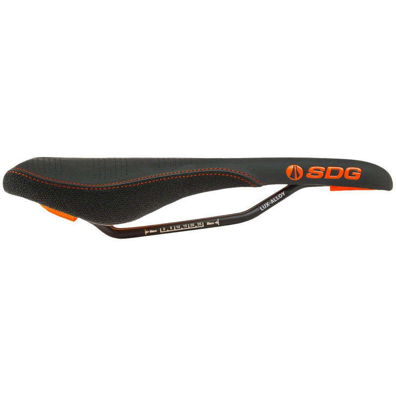 Radar Saddle – Lux-Alloy Black/Orange
