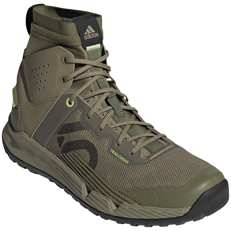 Trailcross Mid Pro Flat Shoes – Mens Orbit Green/Core BLK/Pulse Lime 11.5