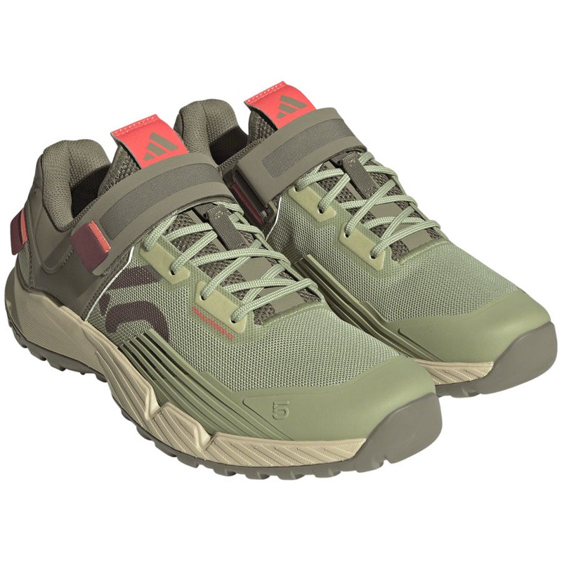 Trailcross Mountain Clipless Shoes – Womens Magic Lime/Quiet Crimson/Orbit Green 7.5