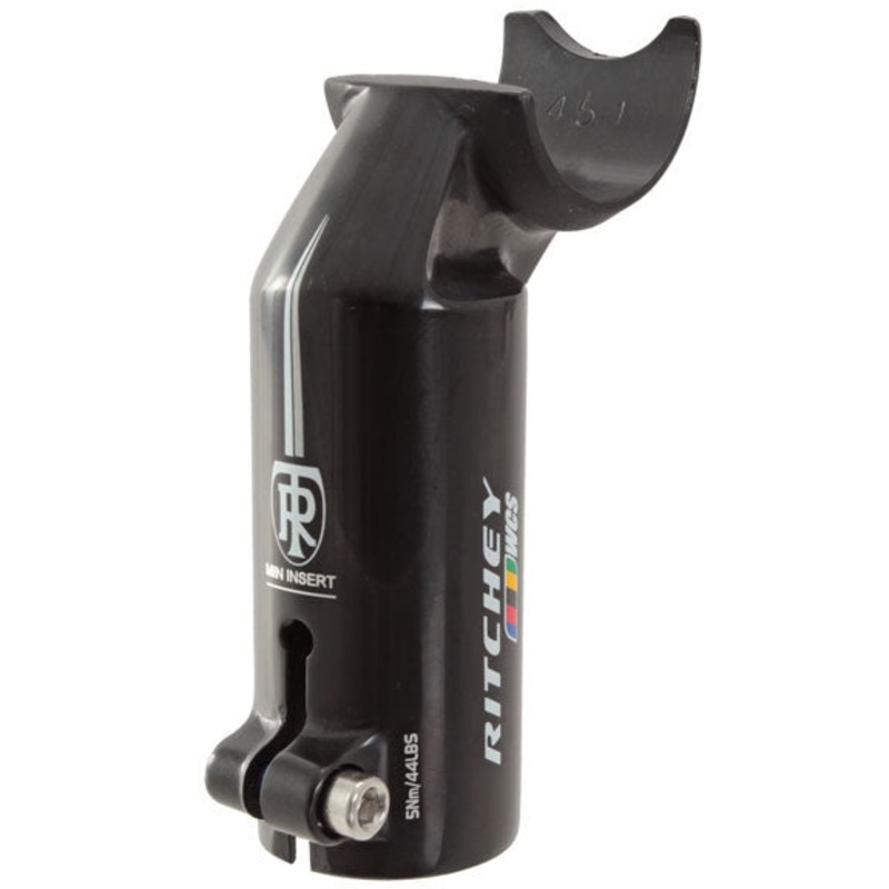 WCS Seat Mast Topper: 25mm Offset 70 x 34.9mm Black