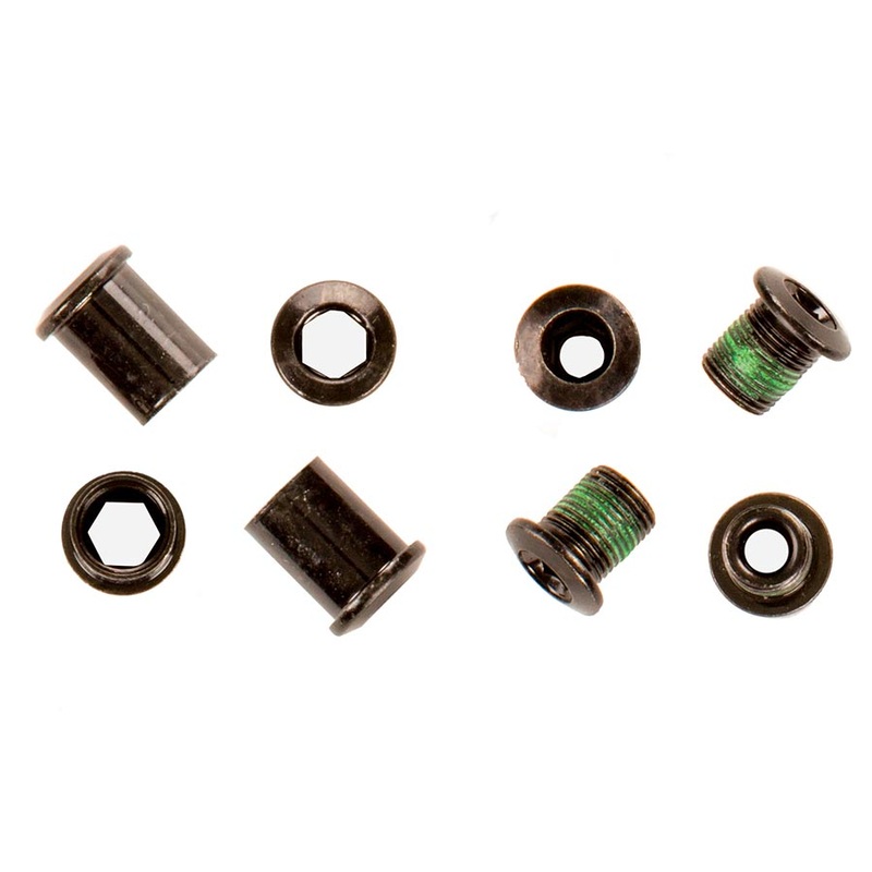 4 Bolt Bashguard Chainring Bolts Chainring Hardware Black Kit