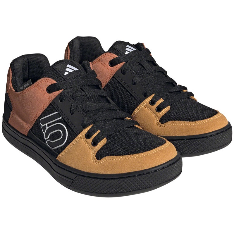 Freerider Flat Shoes – Mens Core BLK/Ftwr White/Impact Orange 9.5