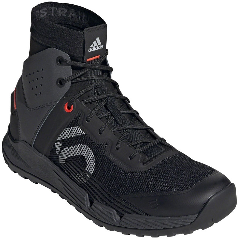 Trailcross Mid Pro Flat Shoes – Mens Core BLK / Gray Two / Solar Red 12