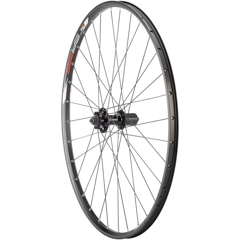 Value Double Wall Series Disc Rear Wheel – 29, QR x 135mm, 6-Bolt, HG 10, Black, Clincher