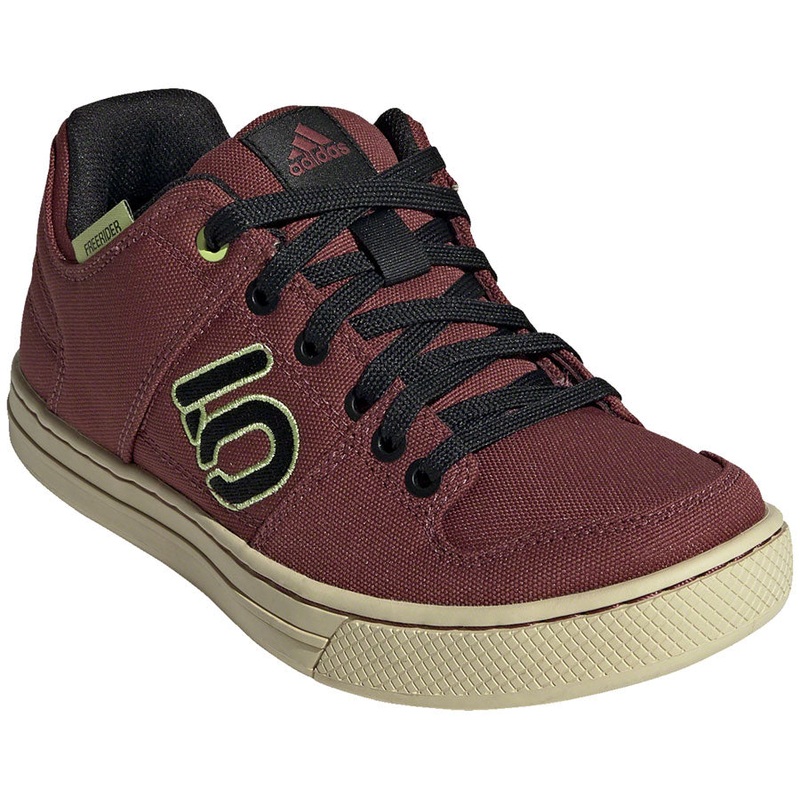 Freerider Canvas Flat Shoes – Womens Quiet Crimson/Core BLK/Pulse Lime 7