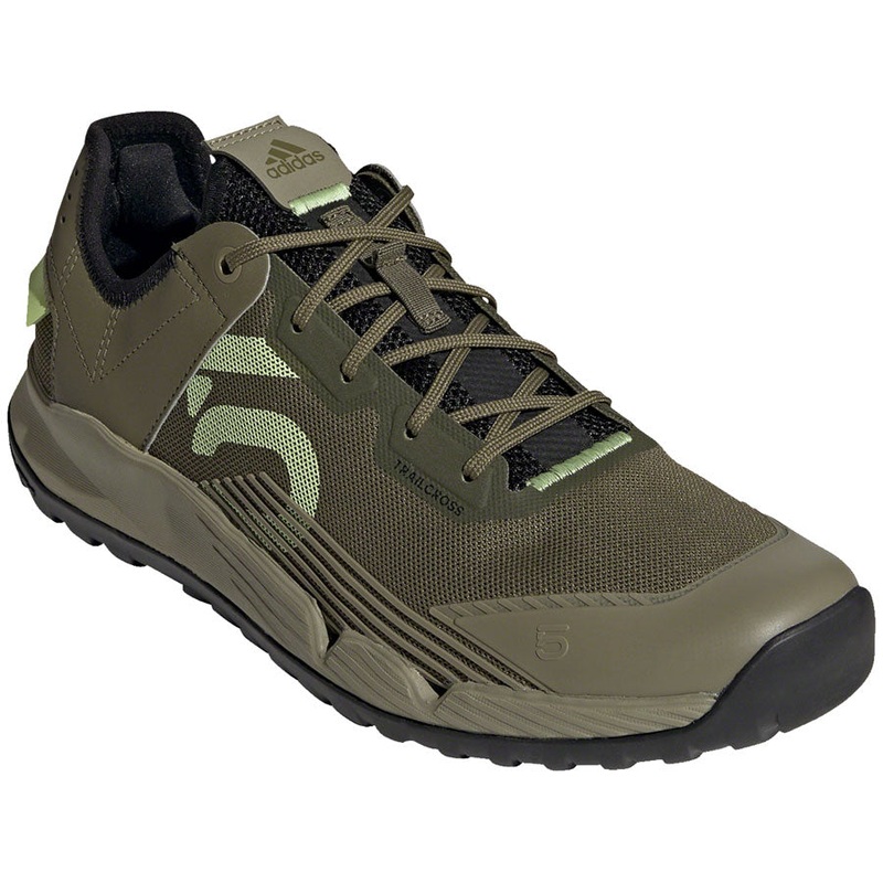Trailcross LT Flat Shoes – Mens Focus Olive/Pulse Lime/Orbit Green 7.5
