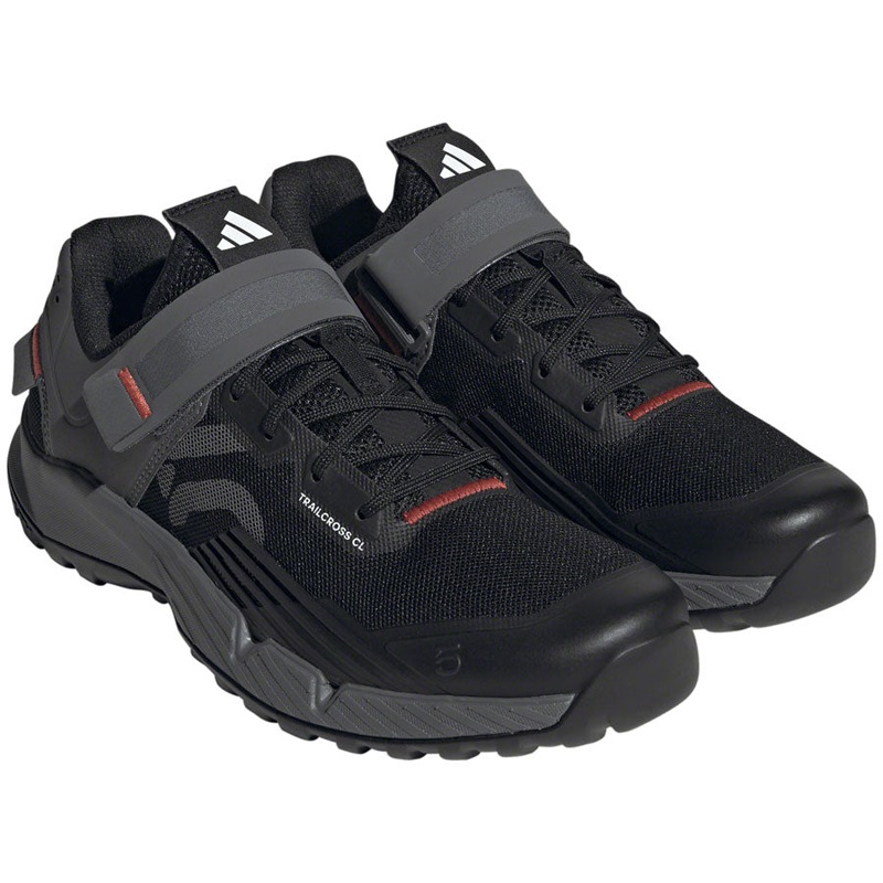 Trailcross Mountain Clipless Shoes – Womens Core BLK/Gray Three/Red 9