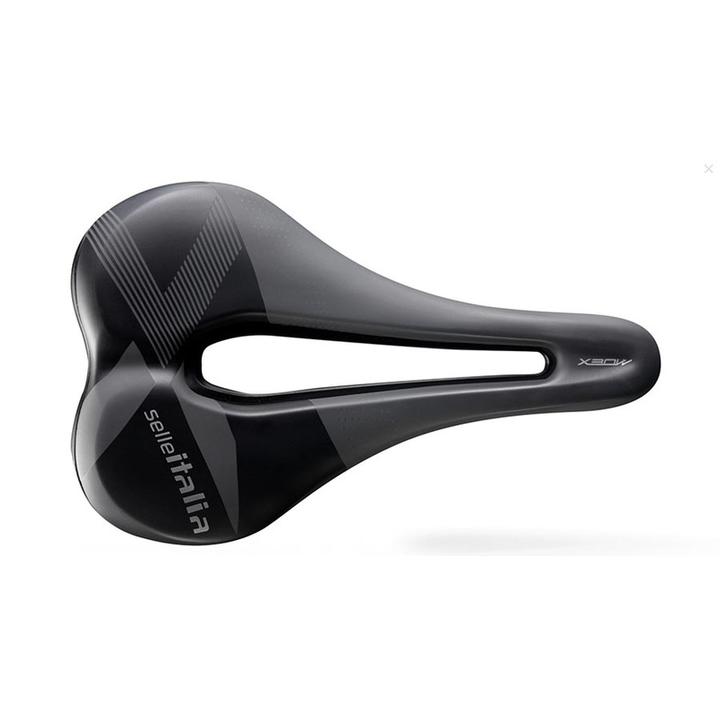 X-Bow Superflow Ti 316 L Saddle 255 x 155mm Men 260g Black
