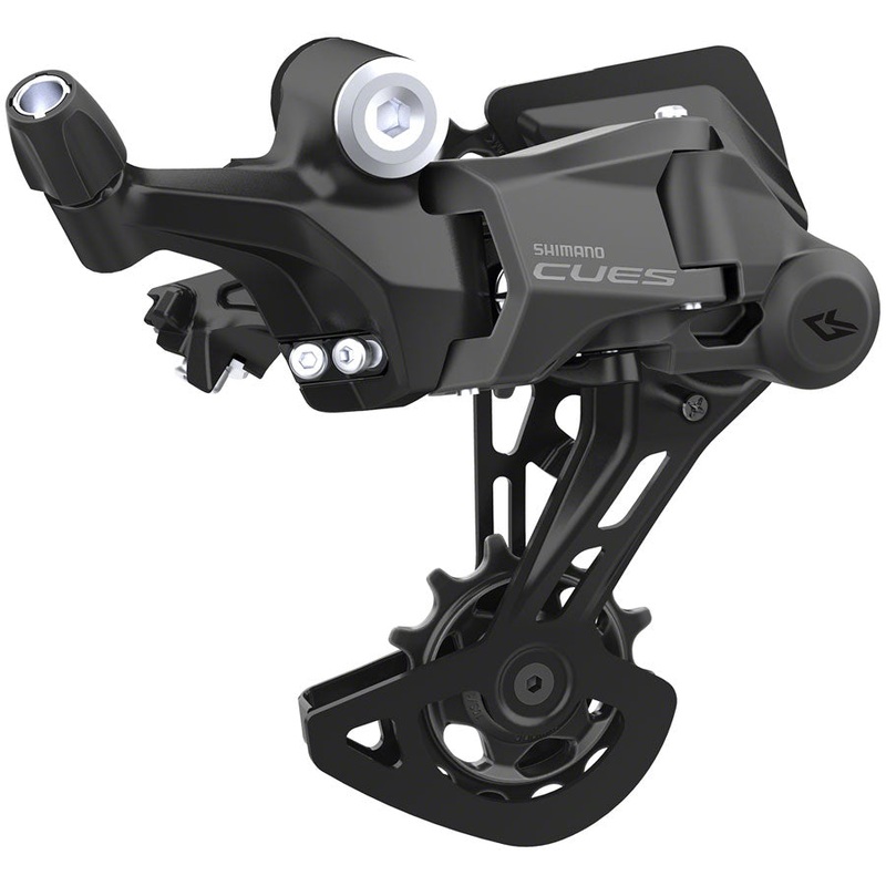 CUES RD-U4000-GS Rear Derailleur – 9-Speed Shadow Design Direct Attach Medium Cage BLK