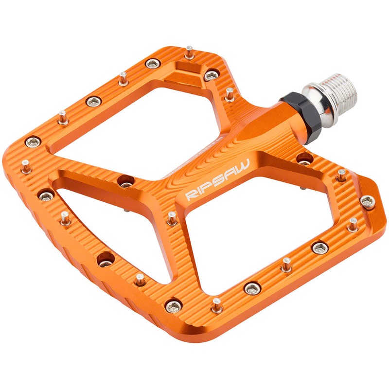 Ripsaw Aluminum Pedals – Platform Aluminum 9/16 Black Orange