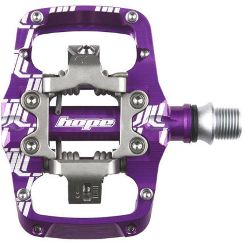 Union TC Pedals – Dual Sided Clipless with Platform 9/16 Purple