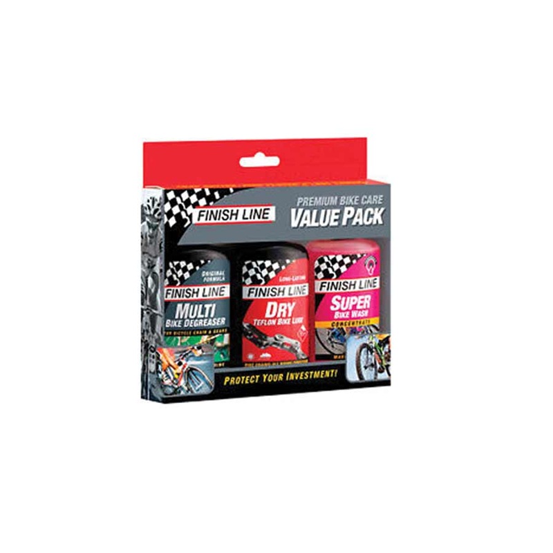 Bike Care Value Pack Includes DRY Chain Lubricant EcoTech Degreaser Super Bike Wash Cleaner