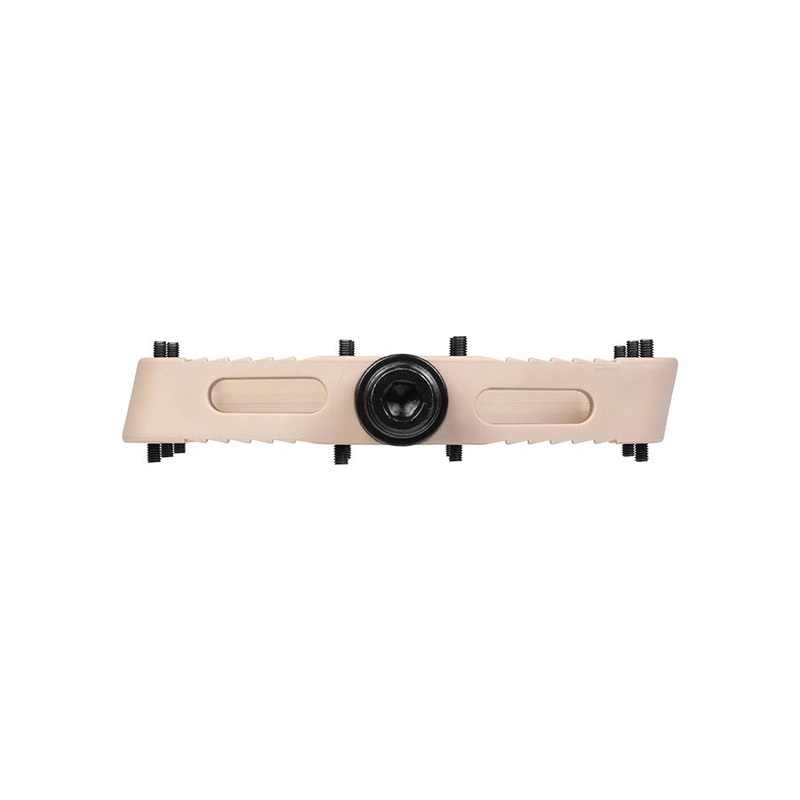 Components Comp Platform Pedals Body: Composite Spindle: Cr-Mo 9/16 Beige Pair
