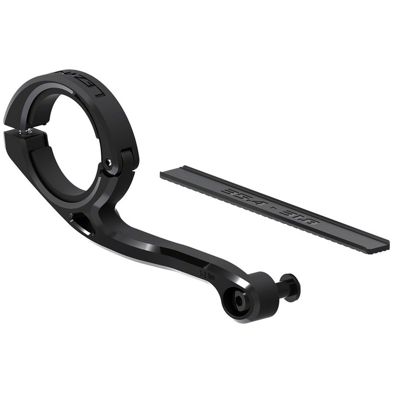 Ebike Forward Center Handlebar Headlight Mount – With Shims Black