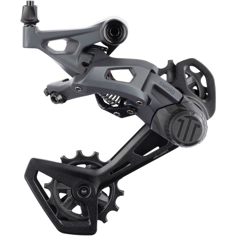 Sword Rear Derailleur – 10-Speed Long Cage Compatible Sword 2x Gray