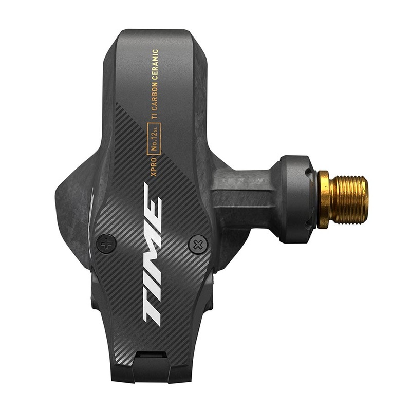 Time XPRO 12SL Pedals – Single Sided Clipless Carbon 9/16 Carbon/Gold QF 51 B1
