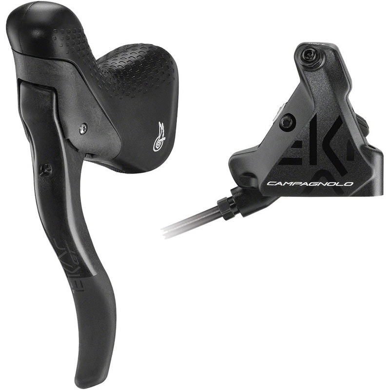 EKAR GT Ergopower Brake Lever Disc Brake Caliper – Left/Front For 1x 13-Speed 140mm Flat Mount Hydraulic Caliper BLK