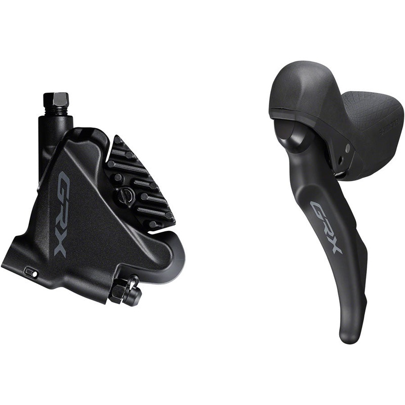 GRX ST-RX600 Shift/Brake Lever BR-RX400 Hydraulic Disc Brake Caliper – Left/Front 2x Flat Mount Caliper BLK