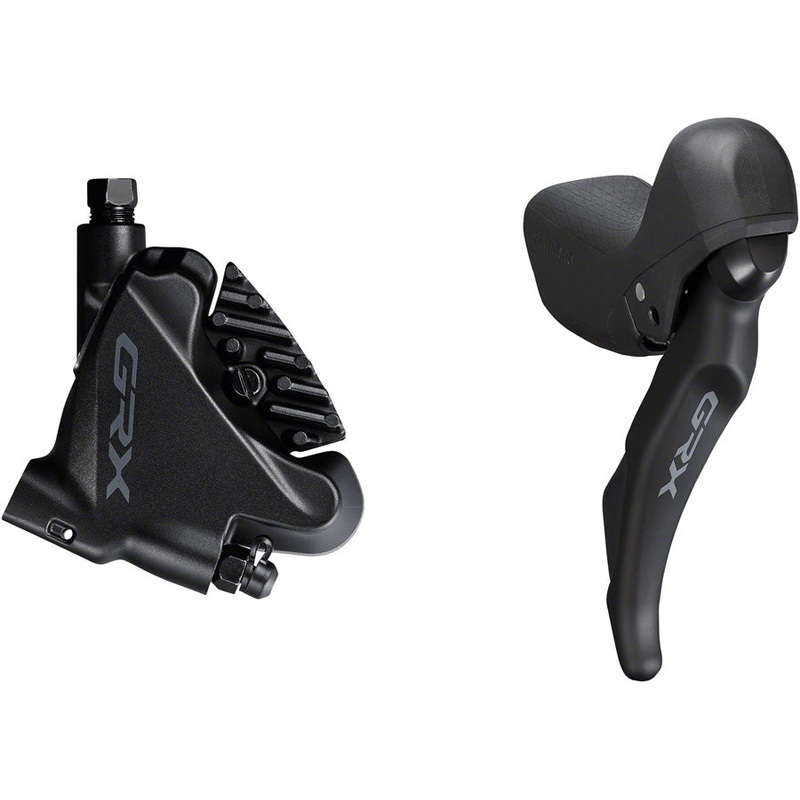 GRX ST-RX600 Shift/Brake Lever BR-RX400 Hydraulic Disc Brake Caliper – Right/Rear 11-Speed Flat Mount Caliper BLK