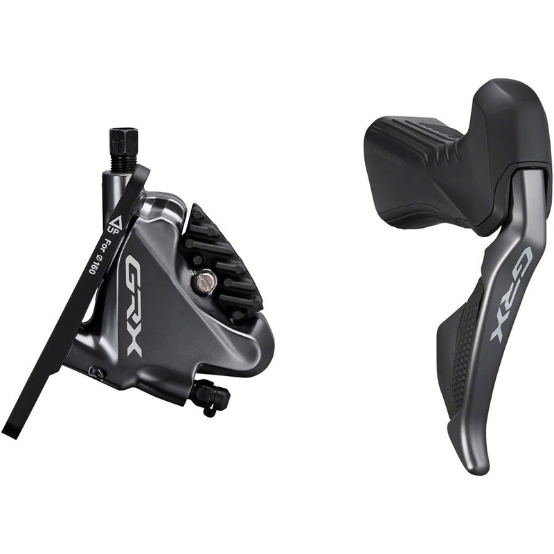 GRX ST-RX815 11-Speed Di2 Right Drop-Bar Shifter/Hydraulic Brake Lever BR-RX810 Flat Mount Caliper Pre-Bled 1700mm Hose