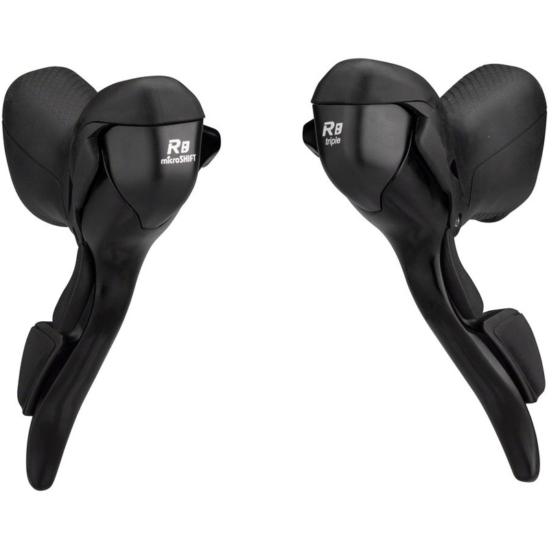 R8 Drop Bar Shift Lever Set 3 x 8-Speed Shimano Compatible