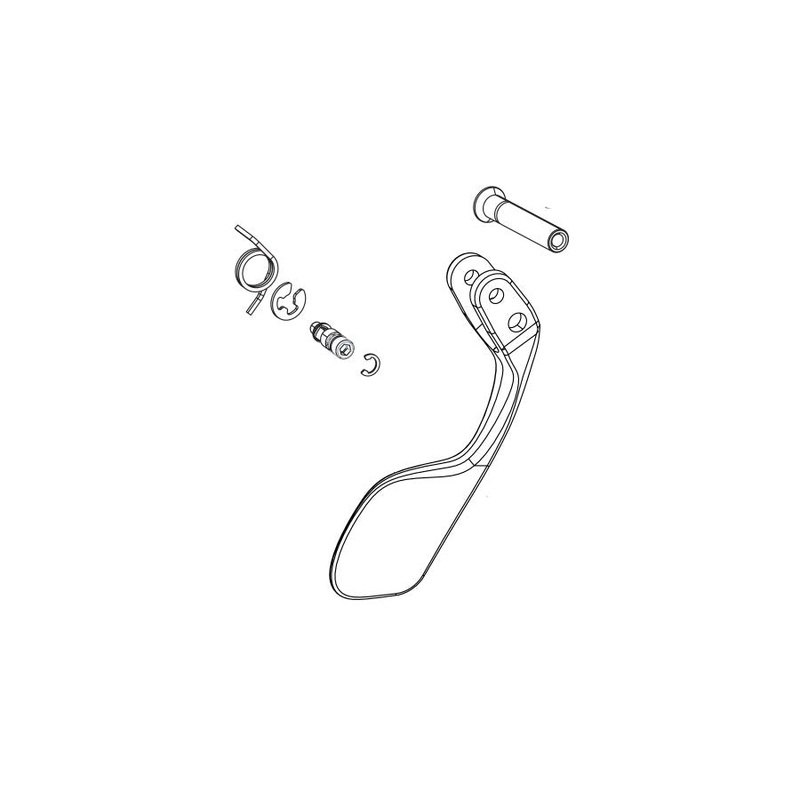 Red 22 HRD Shift Lever Assembly – Right B2
