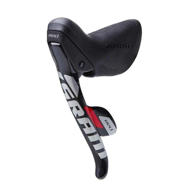 Red ErgoDynamic Left Shift/Brake Lever For 2×10 Yaw Front Derailleur