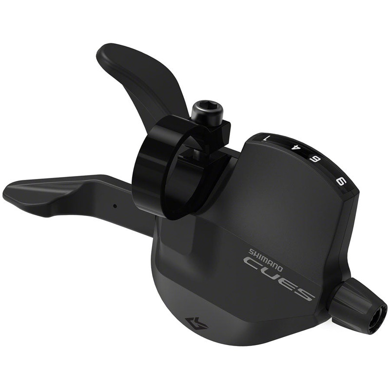 CUES SL-U4000-9R Shifter – Right 9-Speed Rapidfire Plus Optical Gear Display BLK