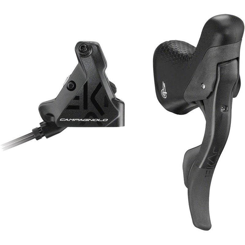 EKAR GT Ergopower Shift/Brake Lever Disc Brake Caliper – Right/Rear 13-Speed 140mm Flat Mount Hydraulic Caliper BLK
