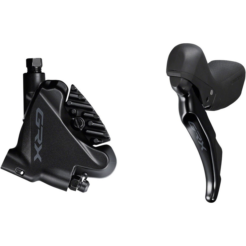 GRX ST-RX400/BR-RX400 Hydraulic Disc Brake Brake/Shift Lever – Left 2×10-Speed Flat Mount Finned Resin Pads BLK