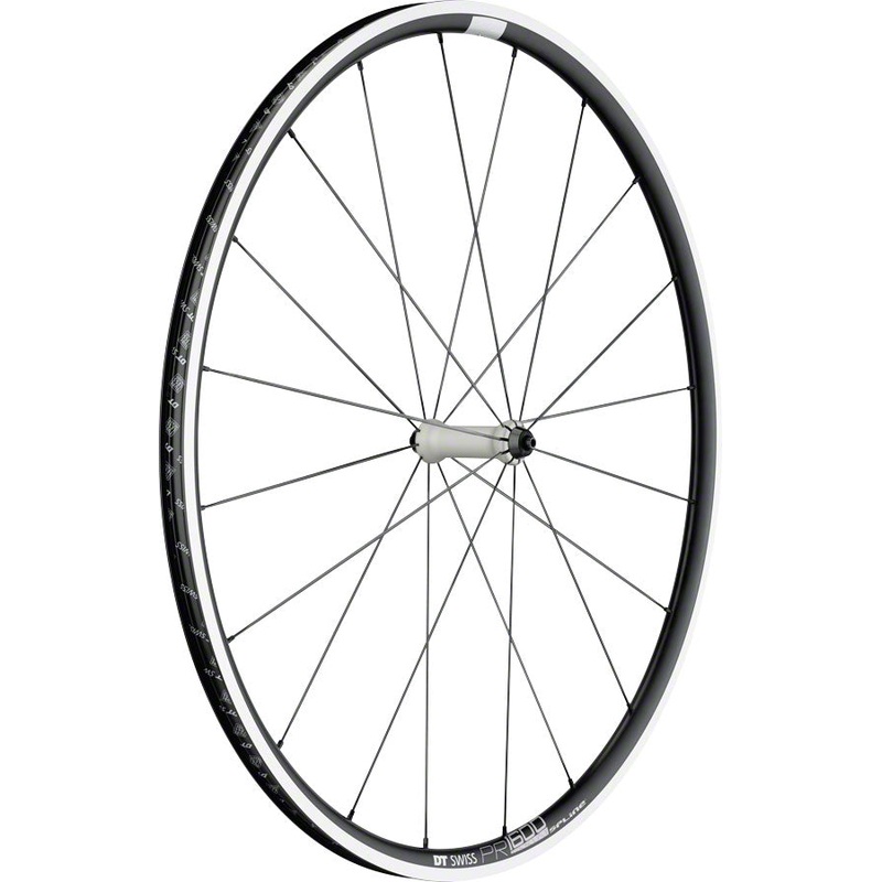PR 1600 Spline 23 Front Wheel – 700 QR x 100mm Rim Brake Black